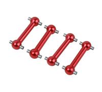 RC Voiture Pièce pour Tamiya pour TT02 TT02D TT02S pour TT-02 1:10 1 Ensemble Arbre De Transmission Voiture Télécommandée Os Chien Pièces Mise À Niveau Darbre Chenilles(Red)