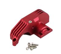 RC Voiture Pièce Pour Traxxas Pour Maxx 89076-4 89086-4 1/10 RC Car Upgrade Parts Accessoires Couvercle De Protection De L'engrenage Principal En Métal Moteur 8987 Pièces De Mise À Niveau(Red)