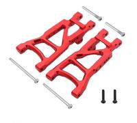 RC Voiture Pièce Pour Traxxas Pour Slash 2WD Pour VXL Pour Nitro 1/10 Kit De Bras De Suspension Avant Et Arrière En Métal Pièces De Mise À Niveau Pour Voiture RC(Red,Rear Arm)