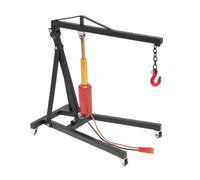 RC Voiture Pièce Pour Traxxas Pour TRX4 Pour Axial Pour SCX10 1/10 Support De Moteur De Grue Électrique En Métal Support De Maintenance Cric Voiture Sur Chenilles RC(Black)