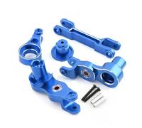 RC Voiture Pièce pour Traxxas pour X-Maxx 6S 8S 1/5 Ensemble Manivelle Direction en Métal RC Monster Truck Pièces Mise À Niveau Accessoires Réparation Remplacement(Blue)