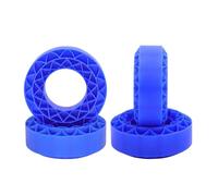 RC Voiture Pièce pour TRX4 pour SCX10 III CJ-7 pour Capra BRX01 TF2 GEN8 1/10 Pneu en Silicone Souple Anti Bulles 1.9 Pouces 106 X 42mm pour Véhicule sur Chenilles RC(Blue)