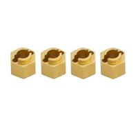 RC Voiture Pièce Pour TRX4M Pour Bronco Pour Defender 1/18 4 Pièces 7 Mm Adaptateur D'extension Moyeu Hexagonal Roue En Laiton 4/5/6 Mm Pièces Modèle Voiture Sur Chenilles RC(5mm)