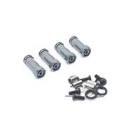 RC Voiture Pièce pour Wltoys 144010 144001-02 124017-16-18 19 RC Modèle Chenille Roue Moyeu Hexagonal Extension Coupleur Plus Long OP Accessoires Pièces Mise À Niveau(Titanium Color)