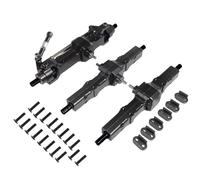 RC Voiture Pièce Pour WPL B16 B36 Pour JJRC Q60 Q63 Q64 Pour Fayee FY004 Pour MN-77 6WD 6X6 Pièces De Mise À Niveau Pour Essieu Avant Et Arrière Intermédiaire En Métal Pour Voitures RC(Black,B)