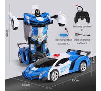Rc Voiture Robot Télécommande Robot Jouets Déformation Voitures Robot Geste Détection Un Bouton Transformer 360 Rotation Dérive Meilleur Cadeau Pour Garçons Filles
