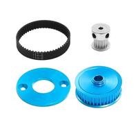 RC Voitures Jouets Pour Tamiya Pour TT02 Pour TT-02 1/10 Voiture RC Transmission Par Courroie Silencieuse 16T 40T Système Transmission Par Engrenages Modifications DIY Mise Niveau(Blue)