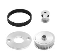 RC Voitures Jouets Pour Tamiya Pour TT02 Pour TT-02 1/10 Voiture RC Transmission Par Courroie Silencieuse 16T 40T Système Transmission Par Engrenages Modifications DIY Mise Niveau(Silver)