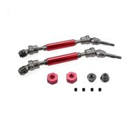 RC Voitures Modèles Ensemble d'arbre Transmission Avant Arrière pour Traxxas pour Trx4 pour Slash 4x4 pour Stampede pour Vxl 2wd 6851r 6851x 6852r 6852x 1/10 RC Pièces Voiture(Red,Front)