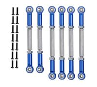 RC Voitures Modèles for Ruckus pour Torment ECX Axe Brutus pour Circuit pour AMP 1/10 RC Pièces Voiture Mises À Niveau Remplacements Tige Traction Jeu Tiges Liaison 6 Pièces(Blue 2)