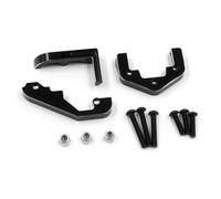 RC Voitures Modèles Jeu Plaques Renfort Boîte Vitesses Aluminium pour Tamiya Ta01 Ta02 Df-01 Top Force Manta pour Ray 1/10 RC Pièces Mise À Niveau Voiture(Black)