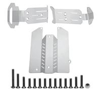 RC Voitures Modèles Kit Protection Châssis Plaque Antidérapante Acier Inoxydable pour Traxxas pour Mini pour Maxx 107154-1 pour XRT 108076-1 1/16 Pièces Voiture RC