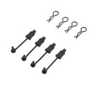 RC Voitures Modèles pour Arrma pour Senton pour Granite 1/10 Pièces Détachées Voitures RC Caoutchouc 4 Clips Fixation Carrosserie avec Boucle Verrouillage