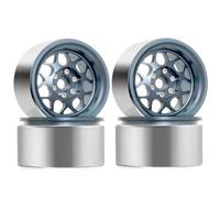 RC Voitures Modèles pour Axial pour SCX10 RR10 pour Wraith 90048 pour Traxxas pour TRX4 pour TRX-6 1/10 RC Pièces Voiture Métal 2,2 Pouces Jantes À Billes Moyeu 12mm Hex(Titanium)