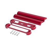 RC Voitures Modèles pour Flysky Noble NB4 Pro Télécommande CNC Métal Transmetteur Protecteur Batterie Base Armure Pièces De Mise À Niveau Pièces De Réparation De Voiture De Télécommande(Red)