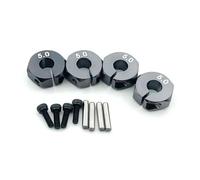 RC Voitures Modèles Pour HSP Pour Tamiya Pour SCX10 Pour Slash 1Jeu D'hexagones Roue Aluminium Épaisseur 5/6/7Mm Moyeu D'entraînement 12Mm Avec Vis Centrage Camion RC Pour Circuit(Titanium,5mm)