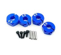 RC Voitures Modèles Pour HSP Pour Tamiya Pour SCX10 Pour Slash 1Jeu D'hexagones Roue Aluminium Épaisseur 5/6/7Mm Moyeu D'entraînement 12Mm Avec Vis Centrage Camion RC Pour Circuit(Blue2,5mm)