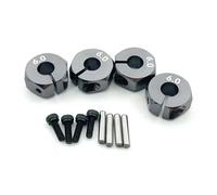 RC Voitures Modèles Pour HSP Pour Tamiya Pour SCX10 Pour Slash 1Jeu D'hexagones Roue Aluminium Épaisseur 5/6/7Mm Moyeu D'entraînement 12Mm Avec Vis Centrage Camion RC Pour Circuit(Titanium,6mm)