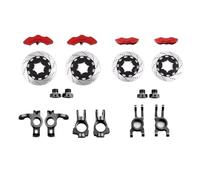 RC Voitures Modèles pour KM pour Thunder God 1/7 Pièces D'amélioration Voiture Télécommandée Kit Freins À Disque avec Étriers Améliorés C3 E8414 E8415(Red)