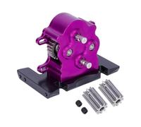 RC Voitures Modèles pour SCX10 pour Capra Pro 1/10 RC Voiture Chenille pour LCG Tricheur Plates-Formes Mise Niveau Fcnc Double Transmission Creuser Boîte Vitesses Overdrive(Purple)