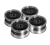 RC Voitures Modèles pour Traxxas pour HPI pour Kyosho 1/10 Pièces Détachées Voitures RC Accessoires Améliorations 4 Roues Drift Métal 1,9 Pouces Route Moyeux Légers(Black)