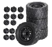 RC Voitures Modèles Pour Traxxas Pour Maxx Pour Arrma Pour Granite 1/10 4Pneus 110 mm, Hexagones 12mm 14 mm Pièces Détachées Voitures RC Monster Stunt Truck