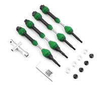 RC Voitures Modèles pour Traxxas pour Slash pour Rustler pour Hoss pour Stampede pour VXL 4X4 6851R 6852R 1/10 Pièces Détachées Voitures RC 4Pièces Arbre Transmission Arrière CVD(Green,1set)