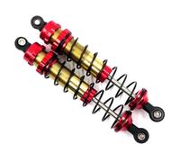 RC Voitures Modèles pour Traxxas pour Slash pour Stampede pour Bandit pour Arrma 1/10 RC Pièces Mise À Niveau Voiture Aluminium Gros Alésage Amortisseurs 100mm(Red)