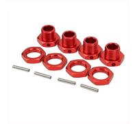 RC Voitures Modèles pour Traxxas pour X-Maxx pour Summit 1/8 Pièces Et Accessoires Voitures RC Kit D'écrous Hexagonaux Roue Métal 17 Mm ouille Outils Coupleur(Red)