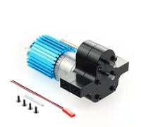 RC Voitures Modèles Pour WPL B14 B16 B24 B36 C14 C24 JJR-C Q60 Q61 Q62 Q63 Q64 Q65 Boîte Vitesses À Transfert Métallique Avec Moteur À Balais 370 Et Pièces Détachées Voitures RC(Black)