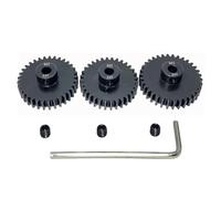 RC Voitures Pièces Pour 1/8 1/5 3 Pièces M1 5mm 11T-13T/14T-16T/17T-19T/20T-22T/23T-25T/26T-28T/28T-30T Pignon Moteur Engrenage RC Voiture Pour Buggy Monster Truck(32T 33T 34T)