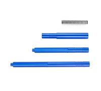 RC Voitures Pièces pour Arrma pour Senton pour Granite pour Rock pour Outcast pour Vorteks pour Typhon Échelles 1/8 1/10 Pièces Mise Niveau Arbre Transmission Coulisseau Central(Blue)