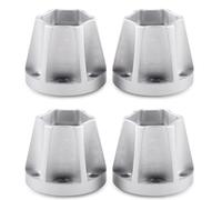 RC Voitures Pièces Pour Axial Pour SCX10 Pour Capra Pour Redcat Gen8 VS4-10 1/10 CNC Aluminium 6mm-18mm Roue Moyeu Hexagonal 1.9 2.2 Roues Jante RC Voiture Sur Chenilles(4pcs 18mm Silver)