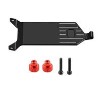 RC Voitures Pièces pour Losi Micro-B pour Buggy 2WD 1/24 Châssis en Alliage D'aluminium Plaque De Réception Pièces De Rechange Décoratives pour Voiture RC(Black)