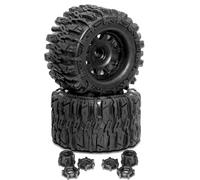 RC Voitures Pièces pour Sledge pour Arrma pour Kraton pour Outcast pour Tamiya pour HSP 1/7 2 Pneus Monster Stunt Truck 12 Mm 14 Mm 17 Mm avec Hexagone Roue pour Voiture RC