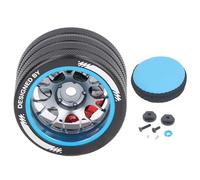 RC Wheel Wheel Aluminium Allumy Résistance à l'impact léger Télécommande pour Flysky Bleu
