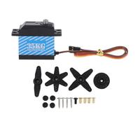 RC Winch Servo Water Resistant High Performance Upgrade Part for 1/10 RC Crawler Car and Robot Model ABS Alloy Material Durable Lightweight Easy to Install (Blue)