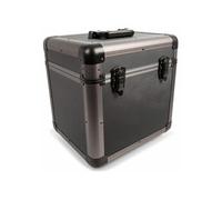 Power Dynamics Valise vinyles RC100 – 12 pouces Titane 31×35,5×39cm, poignées intégrées, robuste