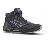 Upower - Baskets de sécurité Montantes légères et hydrofuges Lift Carpet - Environnements humides - S3 CI SRC ESD 45 - Gris Foncé