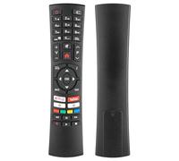 RC4390 RC4390P Télécommande Compatible avec Continental Edison/Telefunken TV CELED32S18B3 CELED32S419B3 CELED43S0119B3 CELED55SBF19B3 Contrôleur Remplacement avec Netflix PrimeVideo Boutons