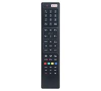RC4848F Télécommande de remplacement pour Hitachi 55HK6T74U 55HB6T72U 43HB6T72U pour JVC LT40C860 LT55C860 for Bush LED49292UHDFVP pour Finlux 55FUA7020 43UTD297BP Telefunken 32TFNSFVPFHD 50TFNSFVPFHD