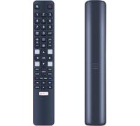 Rc802N Yu14 Replacement Remote Control For Tcl Smart 4K Tv Rc802N Yai2 Yai3 Yui2 Yui2 Yu14 Yui1 Yu11 65C2Us 75C2Us 43P20Us U43P6006, Compatible With Tcl Universal Remote Control[H203]