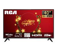 RCA 40 Pouces Télévision ( 101 cm) LED Full HD Triple Tuner (DVB-T/T2/C/S/S2) Dolby Audio HDMI USB Connecter Fire TV Apple TV Moniteur pour PS5 Xbox Modèle Hôtel Salon Salle de Réunion Noir