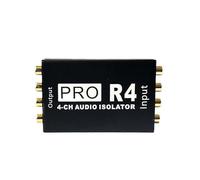 RCA Audio Isolator 4CH Audio Noise Reducer Current Ground Loop Audio Isolator for Car Audio Modification