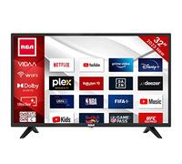 RCA iRV32H3 Smart TV 32 Pouces (80 cm) Téléviseur avec Netflix, Prime Video, Rakuten TV, Disney+, Youtube, WiFi, Triple Tuner DVB-T2/S2/C, Dolby Audio, 2023