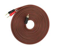 RCA Speaker Cable to Banana Plug Speaker Cable RCA Male to Dual Pin Plug Audio Cable (5M)