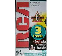 RCA T-120h VHS vidéo cassette 120-minutes (3-Pack) vierge rubans Standard Grade en RCA