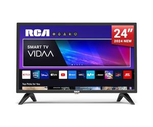 RCA VRS24HF1 Smart TV 24 Pouces (60 cm) HD LED WiFi Connectée Télévision VIDAA OS avec Triple Tuner, VIDAA Remote App, Molotov, Netflix, Prime Video, Disney+, Youtube, 2024