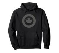 RCAF Royal Canadian Air Force Roundel Maple Leaf Low Visibilité Sweat à Capuche