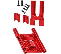 Rcarmumb Pièce de mise à niveau centrale pour ARRMA 1/8 Kraton/Notorious/Outcast/Talion/Typhone, 1/7 Felony/Infraction/Fireteam/Mojave/Limitless RC, support de couvercle différentiel central en aluminium, ARA320499, rouge